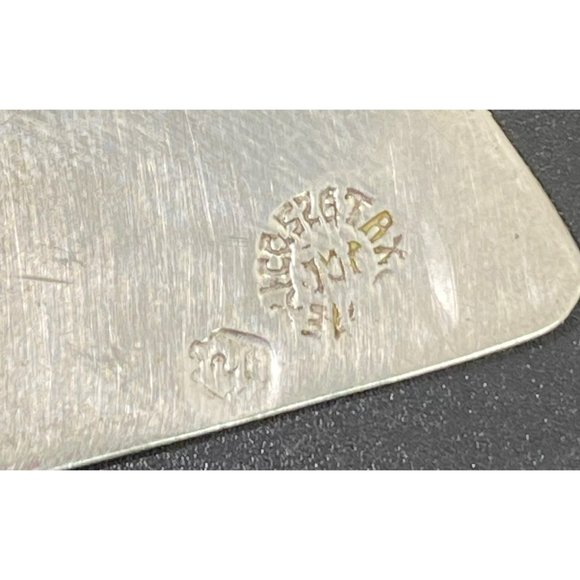 Taxco Mexico 925 Earrings Turquoise Inlay Man Riding Donkey Artist JGC - Picture 7 of 7